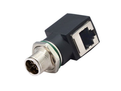 M12 Male to Rj45 Adapter (90) X Code